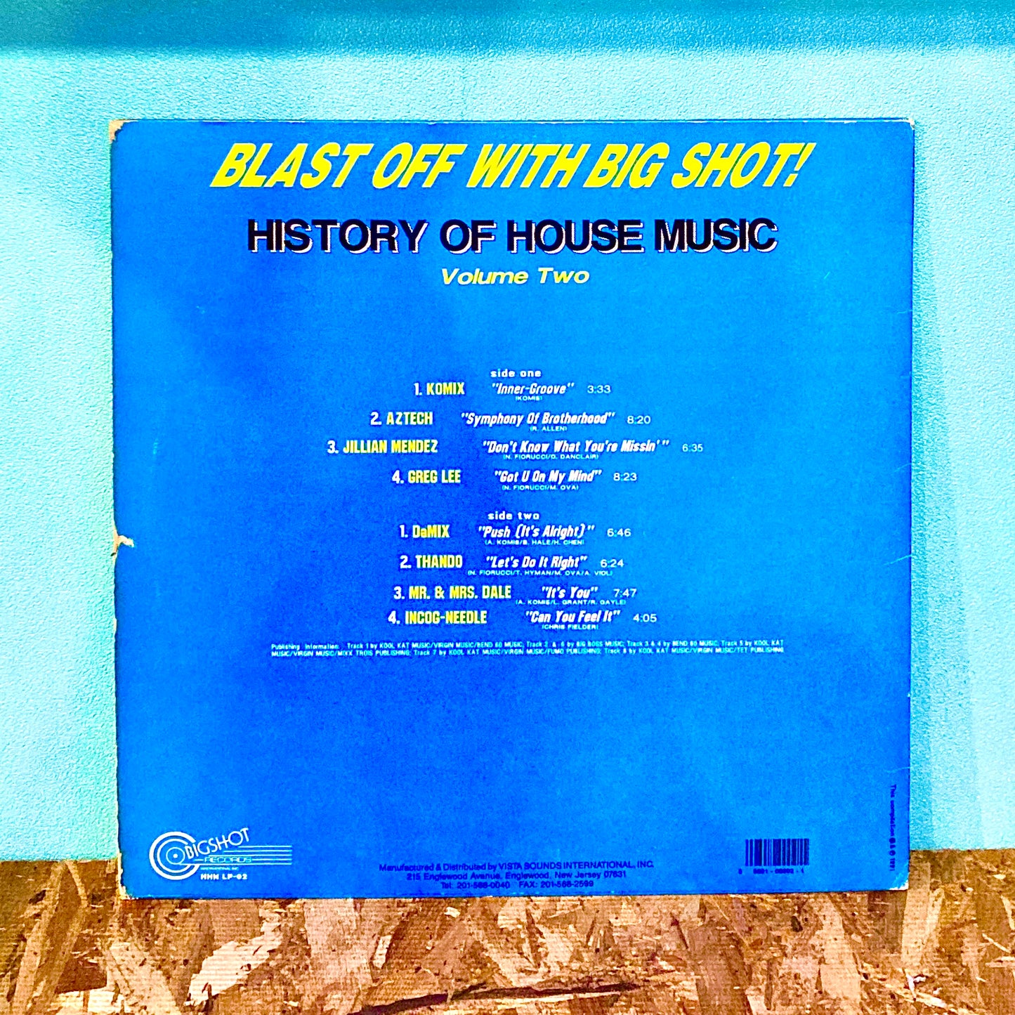Various – Blast Off With Big Shot! History Of House Music - Volume Two