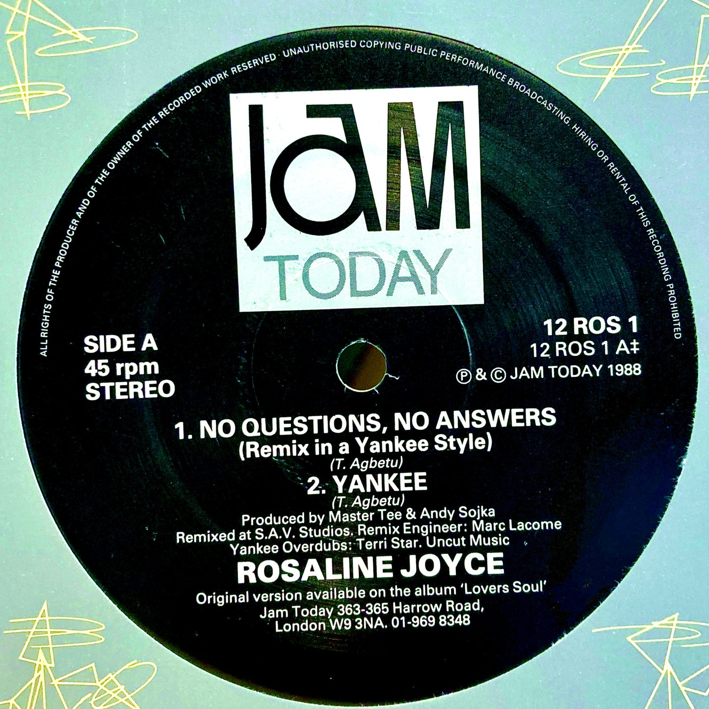 Rosaline Joyce – No Questions, No Answers