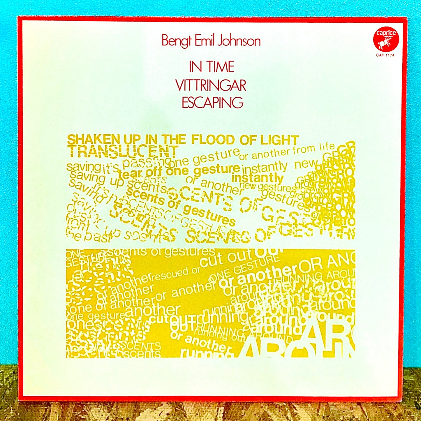 Bengt Emil Johnson – In Time / Vittringar / Escaping