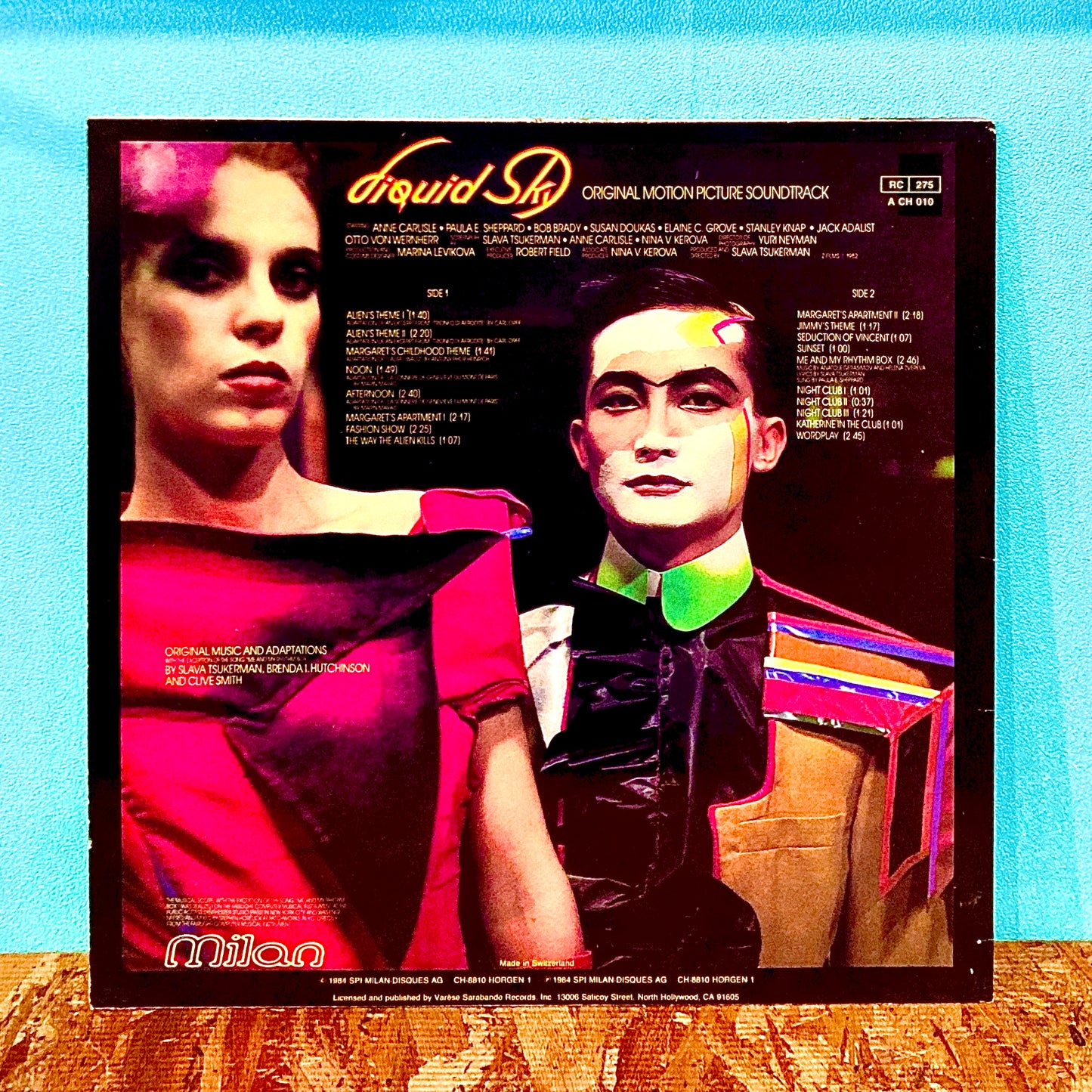 Slava Tsukerman & Brenda I. Hutchinson & Clive Smith – Liquid Sky (Original Motion Picture Soundtrack)