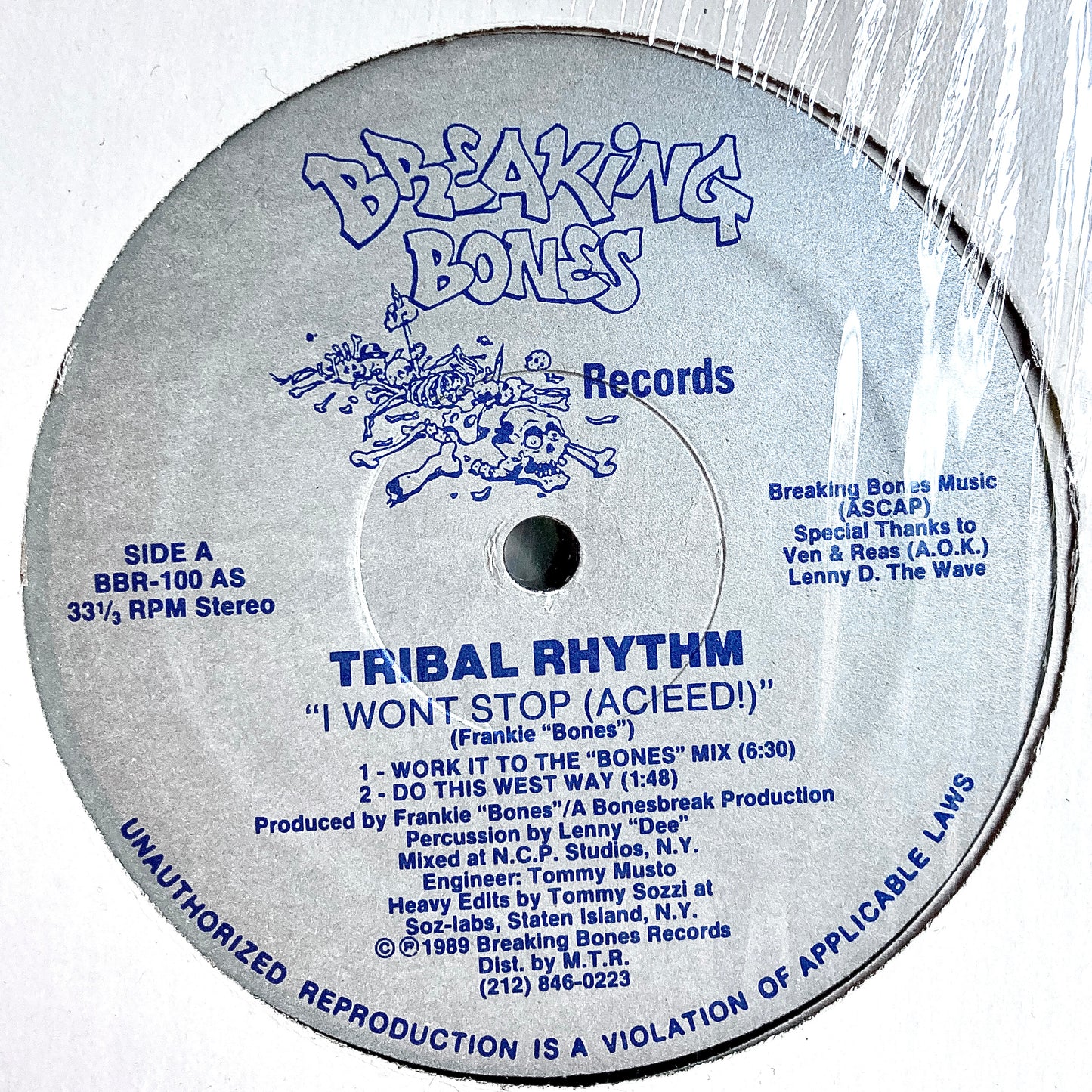 Tribal Rhythm – I Won't Stop (Acieed!)