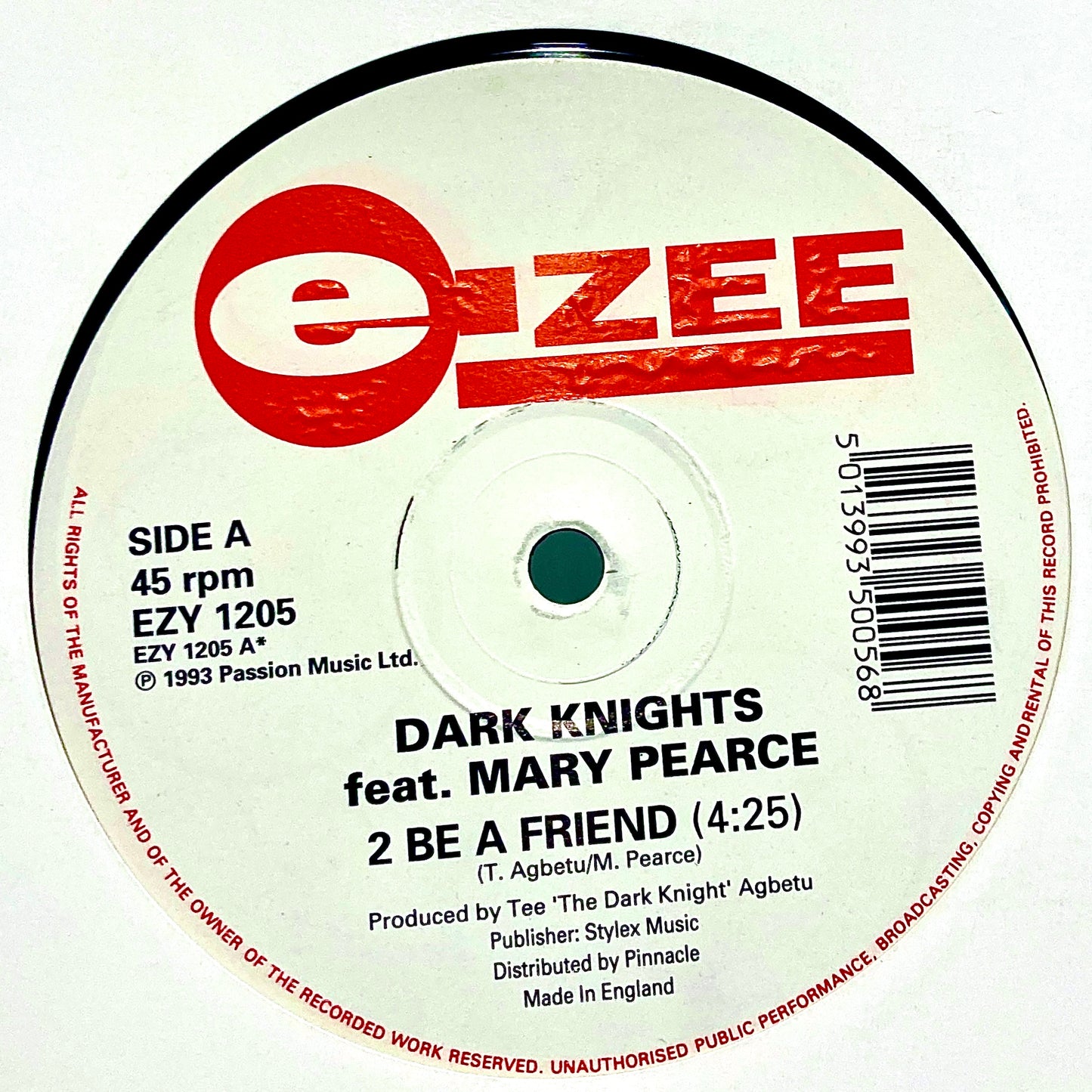 Dark Knights Feat. Mary Pearce – 2 Be A Friend