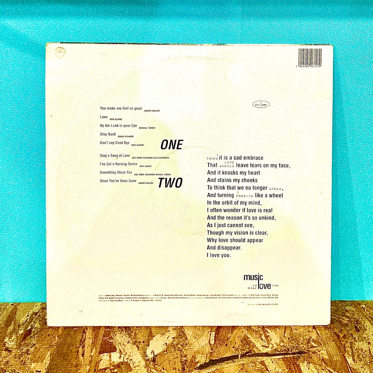 Various – Music To Make Love To - Volume 1