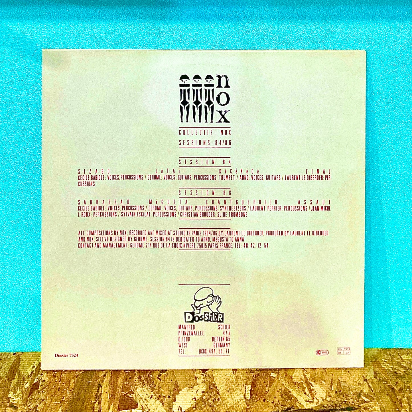 Collectif Nox – Sessions 84 / 86