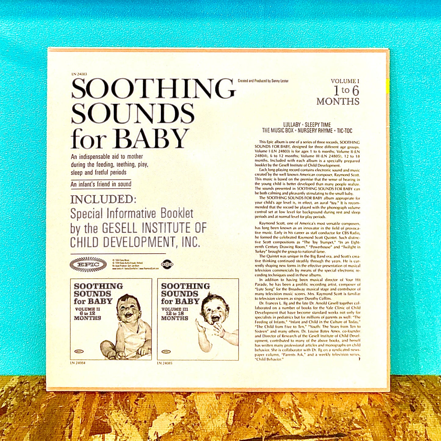 Raymond Scott – Soothing Sounds For Baby Volume I (1-6 Months)