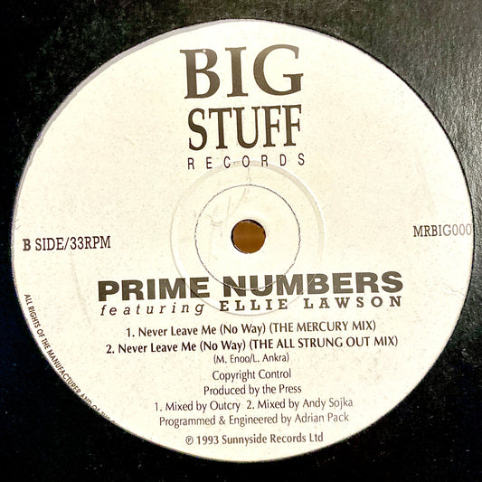 Prime Numbers Featuring Ellie Lawson – Never Leave Me ( No Way)