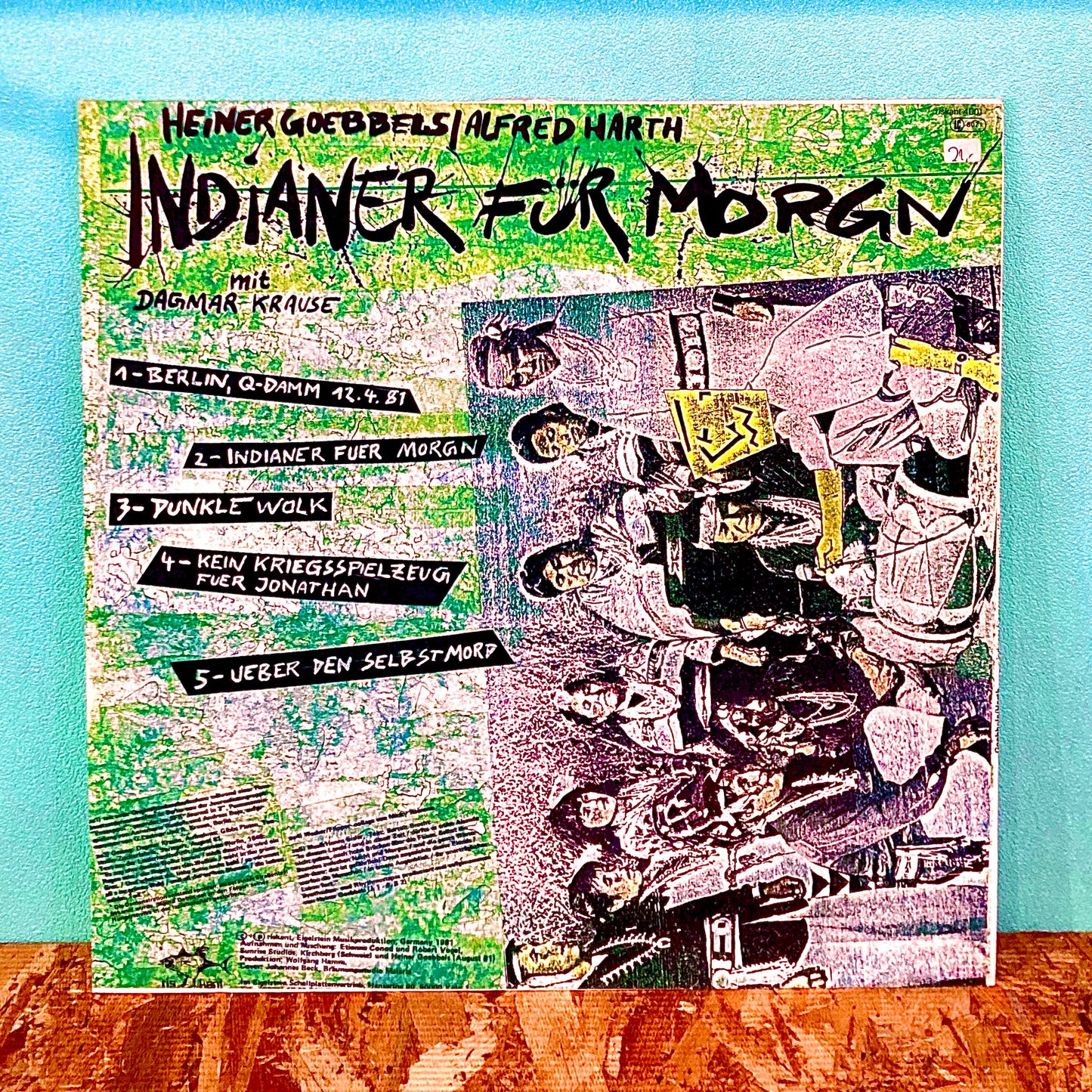 Heiner Goebbels / Alfred Harth – Der Durchdrungene Mensch / Indianer Für Morgen