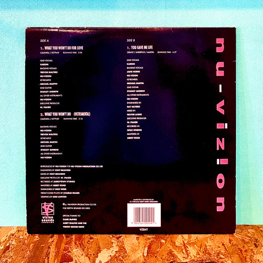 Nu-Viz!on - What You Won't Do For Love