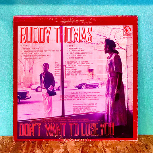 Ruddy Thomas – Don't Want To Lose You