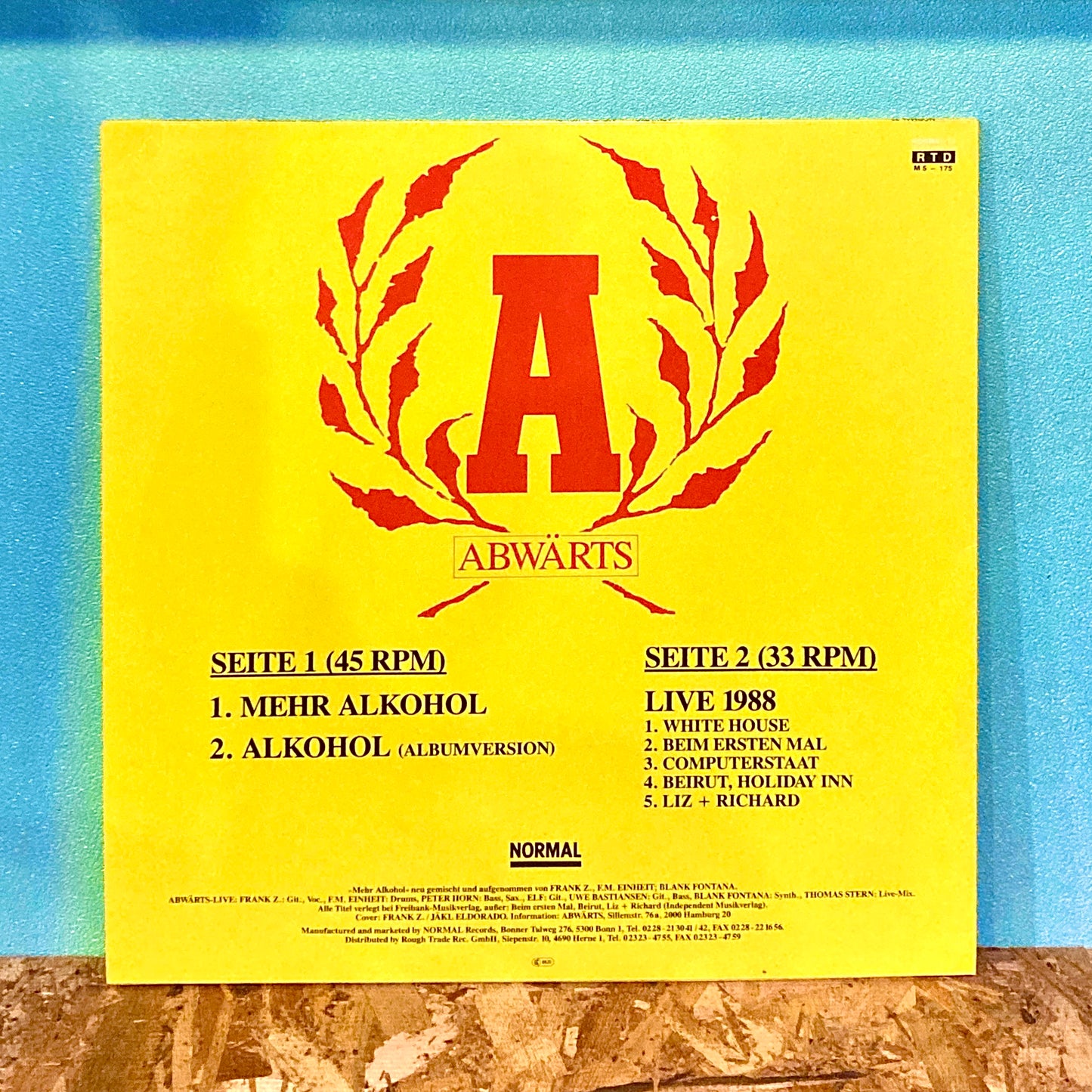 Abwärts – Mehr Alkohol