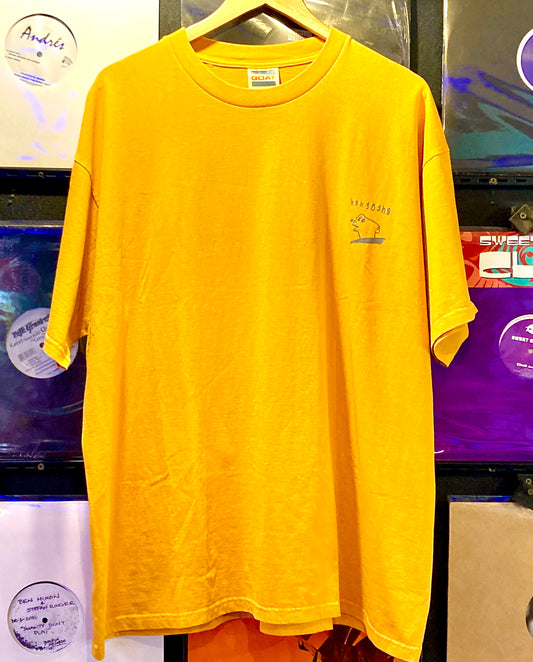 hangesha record T-Shirt - Sand Yellow-