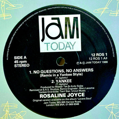 Rosaline Joyce – No Questions, No Answers