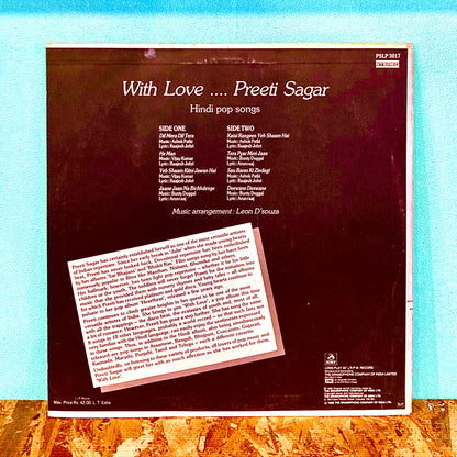 Preeti Sagar – With Love.... Preeti Sagar (Hindi Pop Songs)