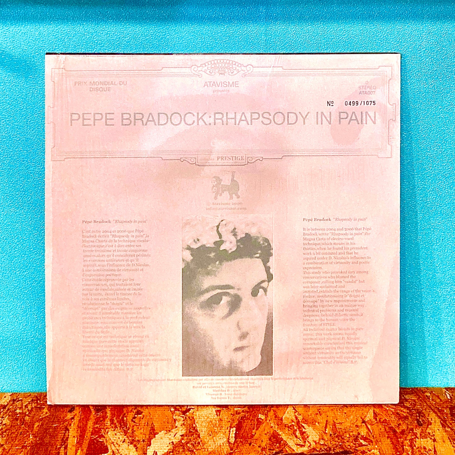 Pépé Bradock ‎– Rhapsody In Pain