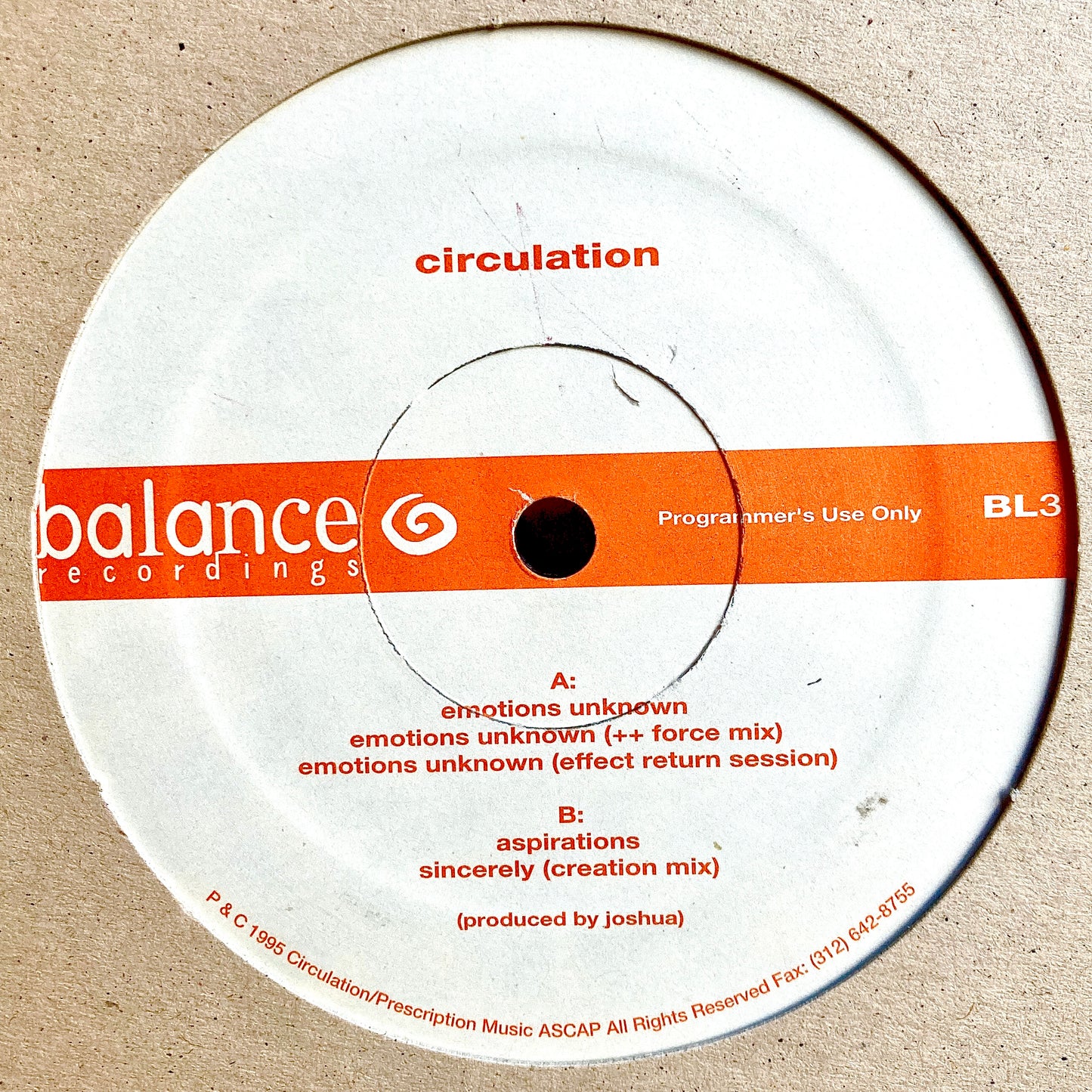 Circulation ー Emotions Unknown