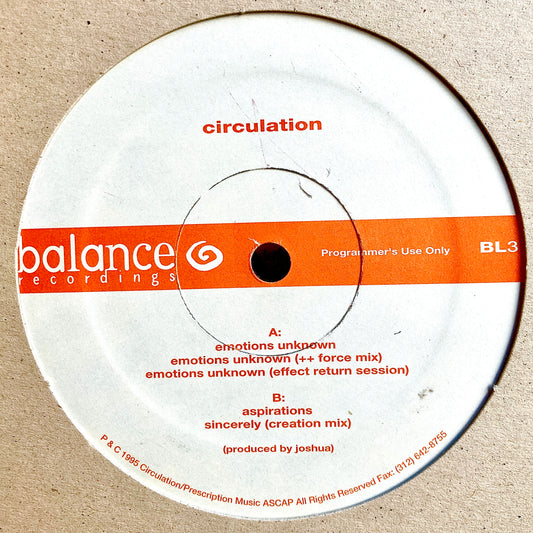 Circulation ー Emotions Unknown