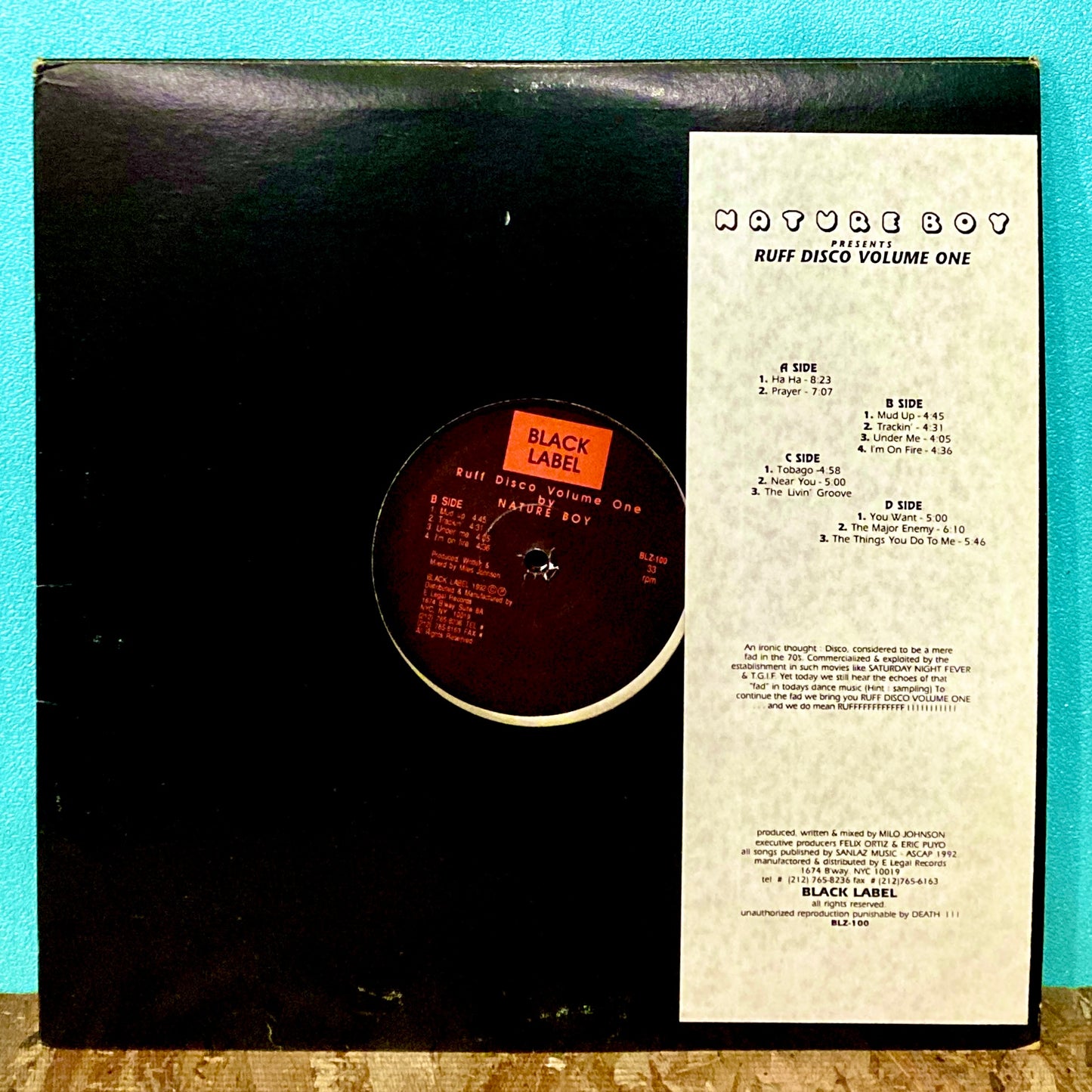 Nature Boy ‎– Ruff Disco Volume One