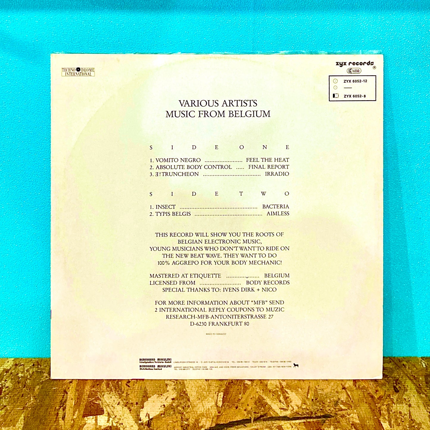 Various ‎– Music From Belgium