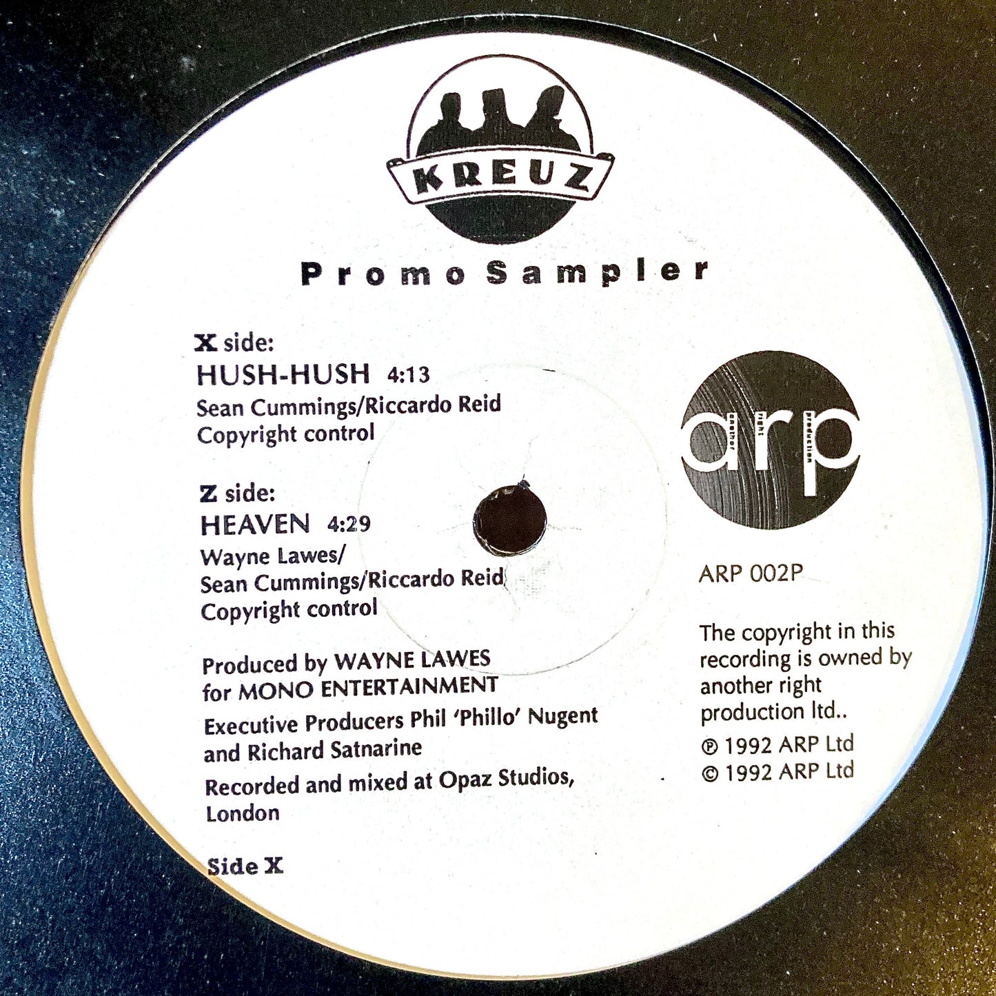 Kreuz ‎– Hush-Hush / Heaven