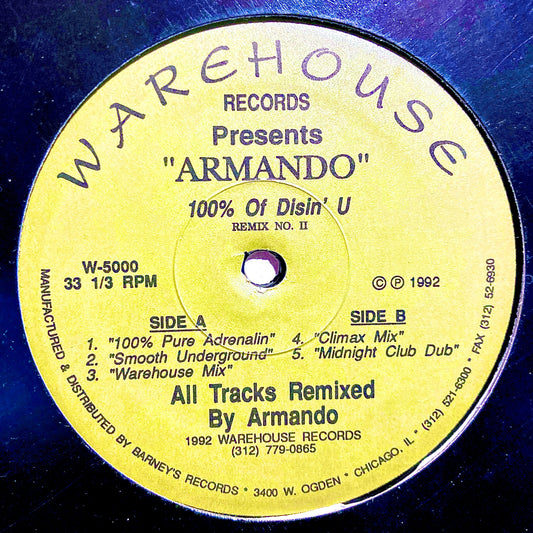 Armando – 100% Of Disin' U (Remix No. II)