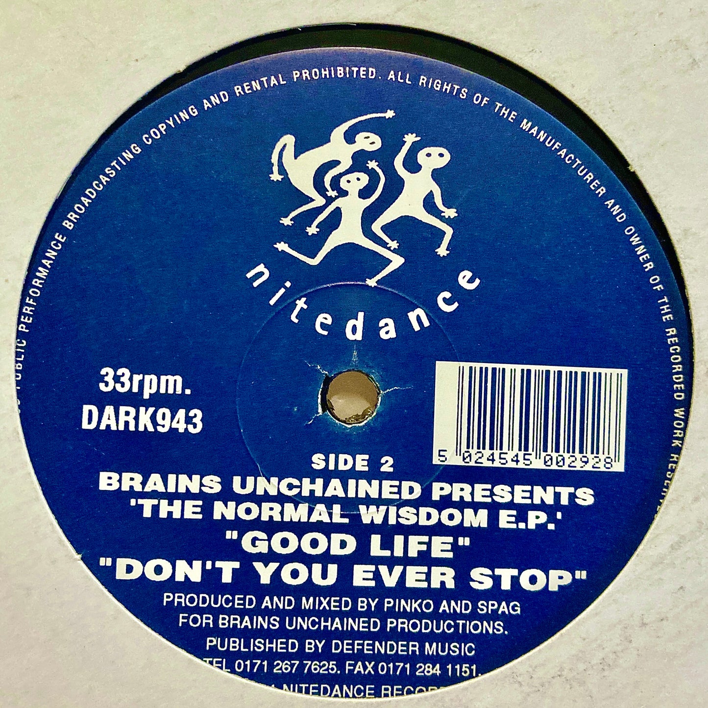 Brains Unchained – The Normal Wisdom EP