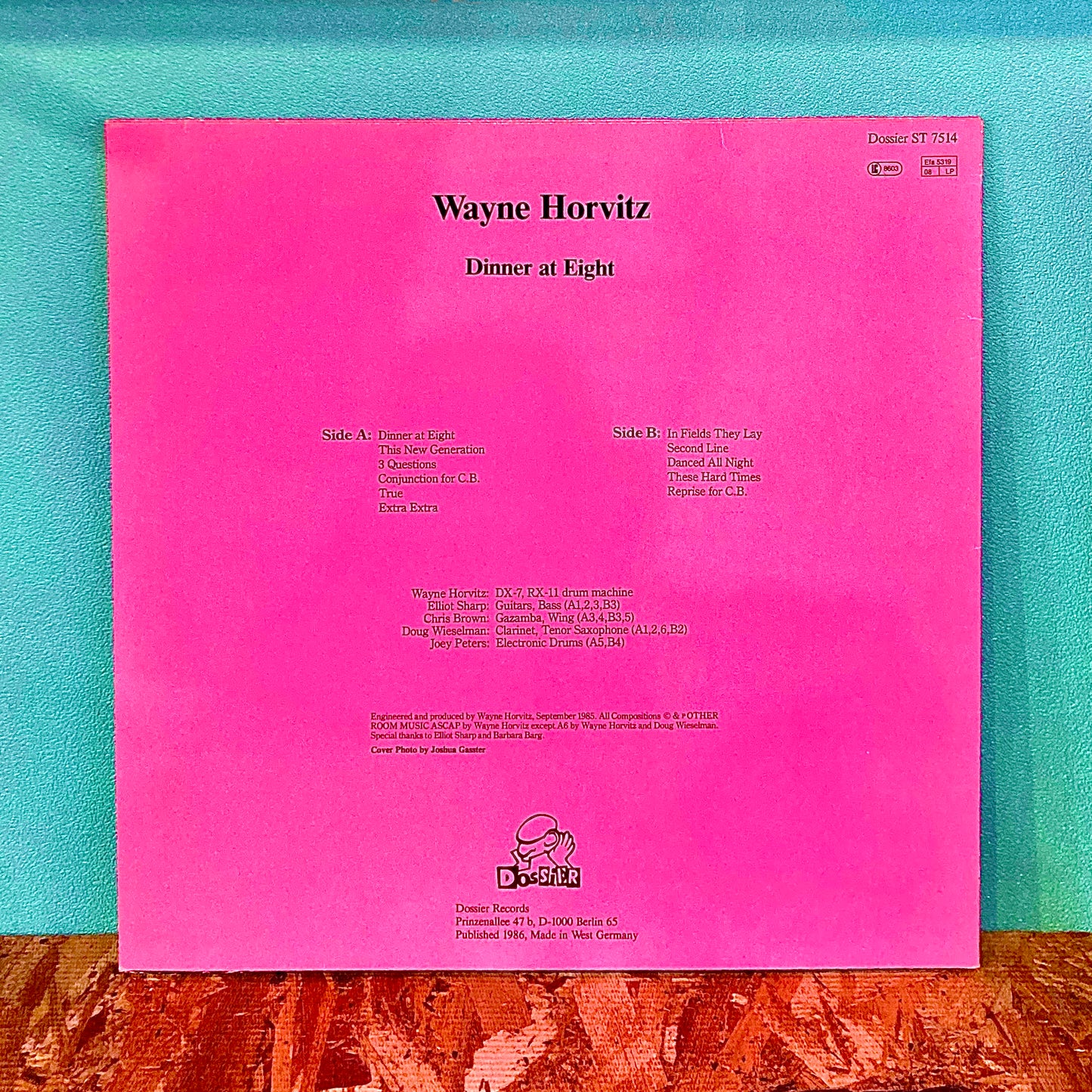 Wayne Horvitz – Dinner At Eight