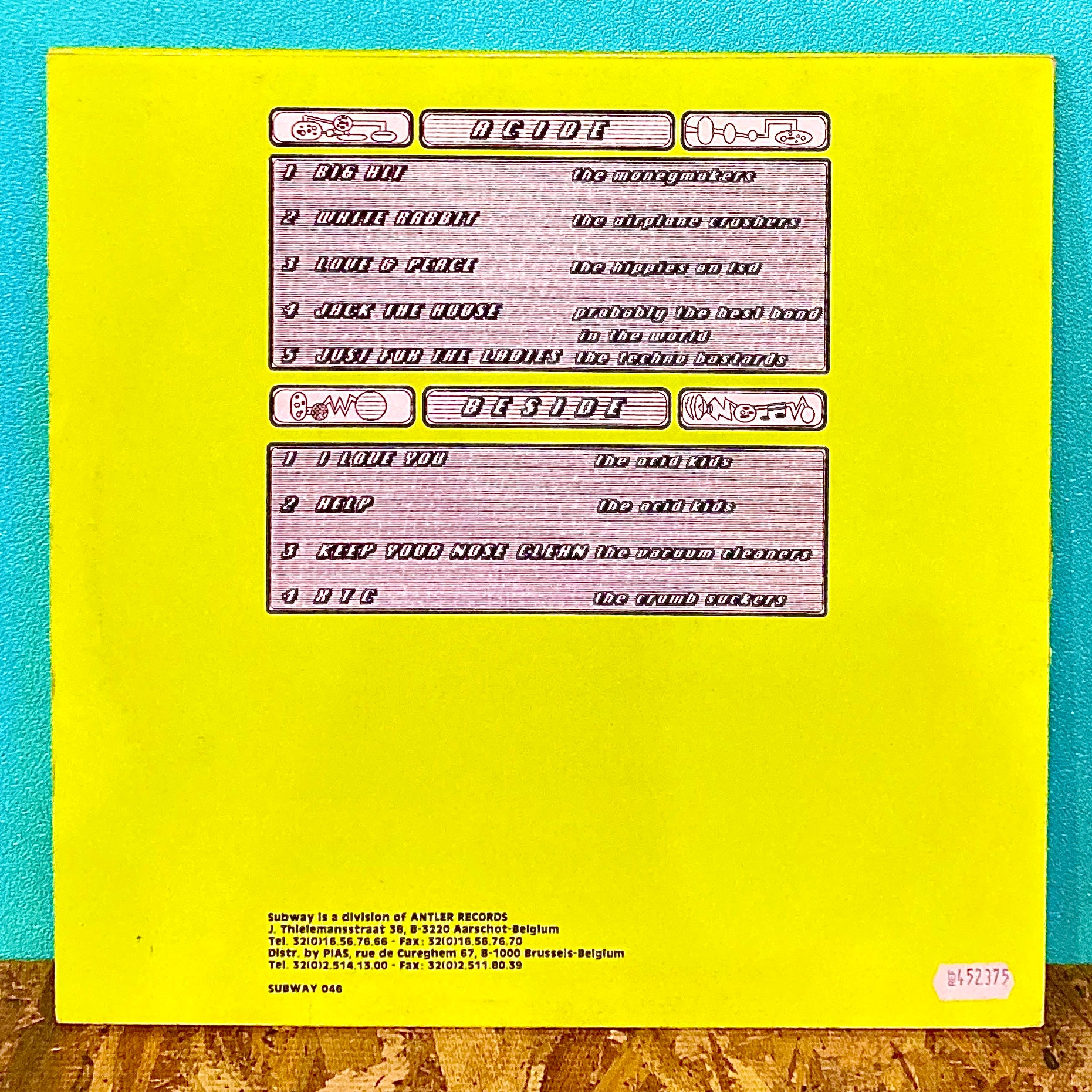 アシッド・ハウスのコンピレーション5枚組 Acid House – 汎芽舎