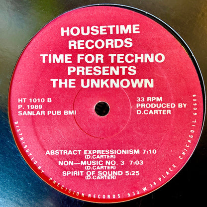 Time For Techno Presents The Unknown ‎– Get On It
