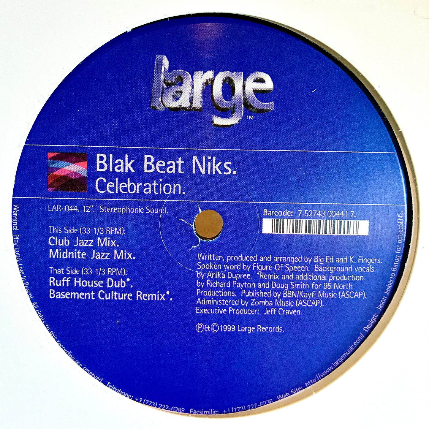 Blak Beat Niks ‎– Celebration