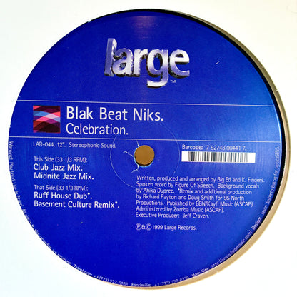 Blak Beat Niks ‎– Celebration