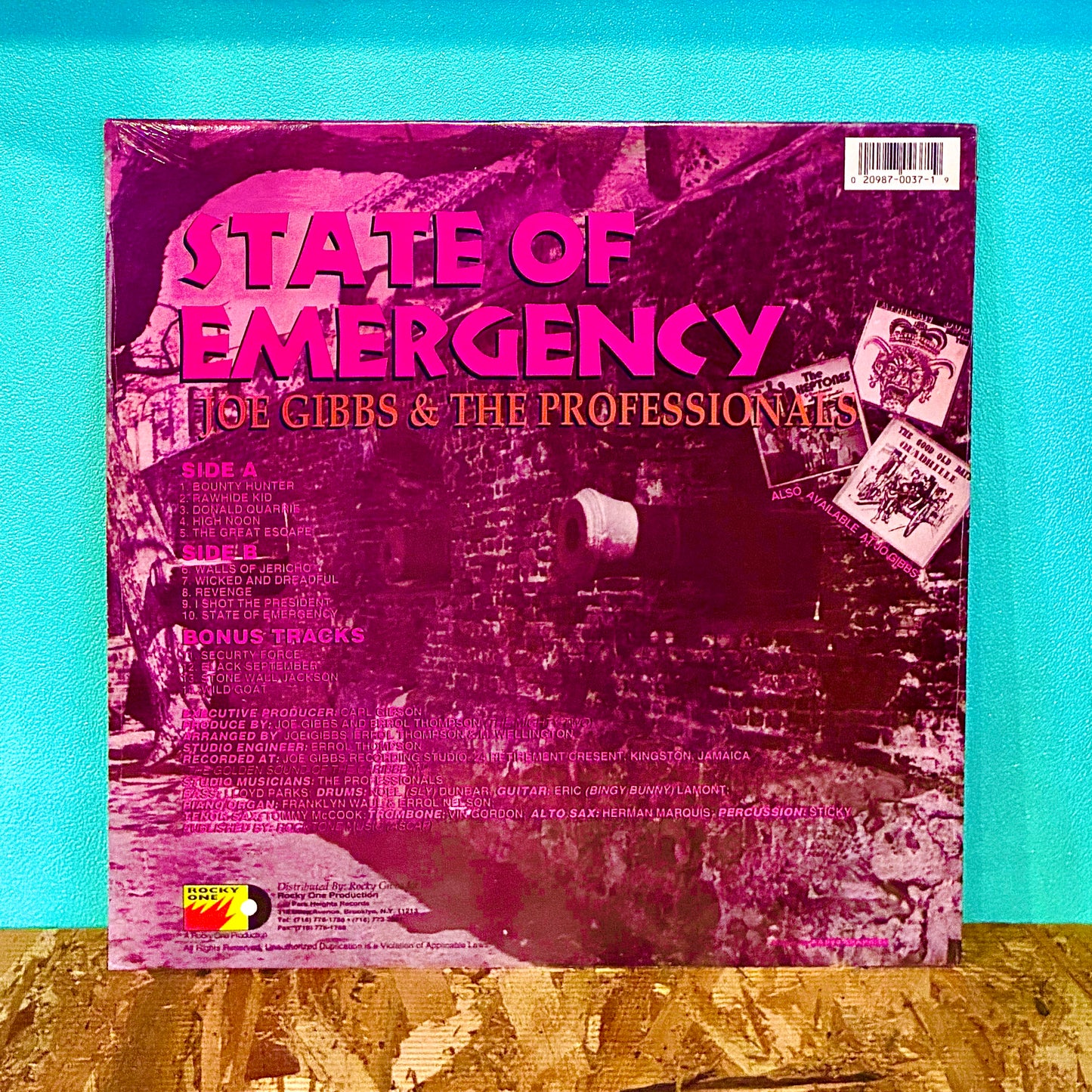 Joe Gibbs And The Professionals – State Of Emergency