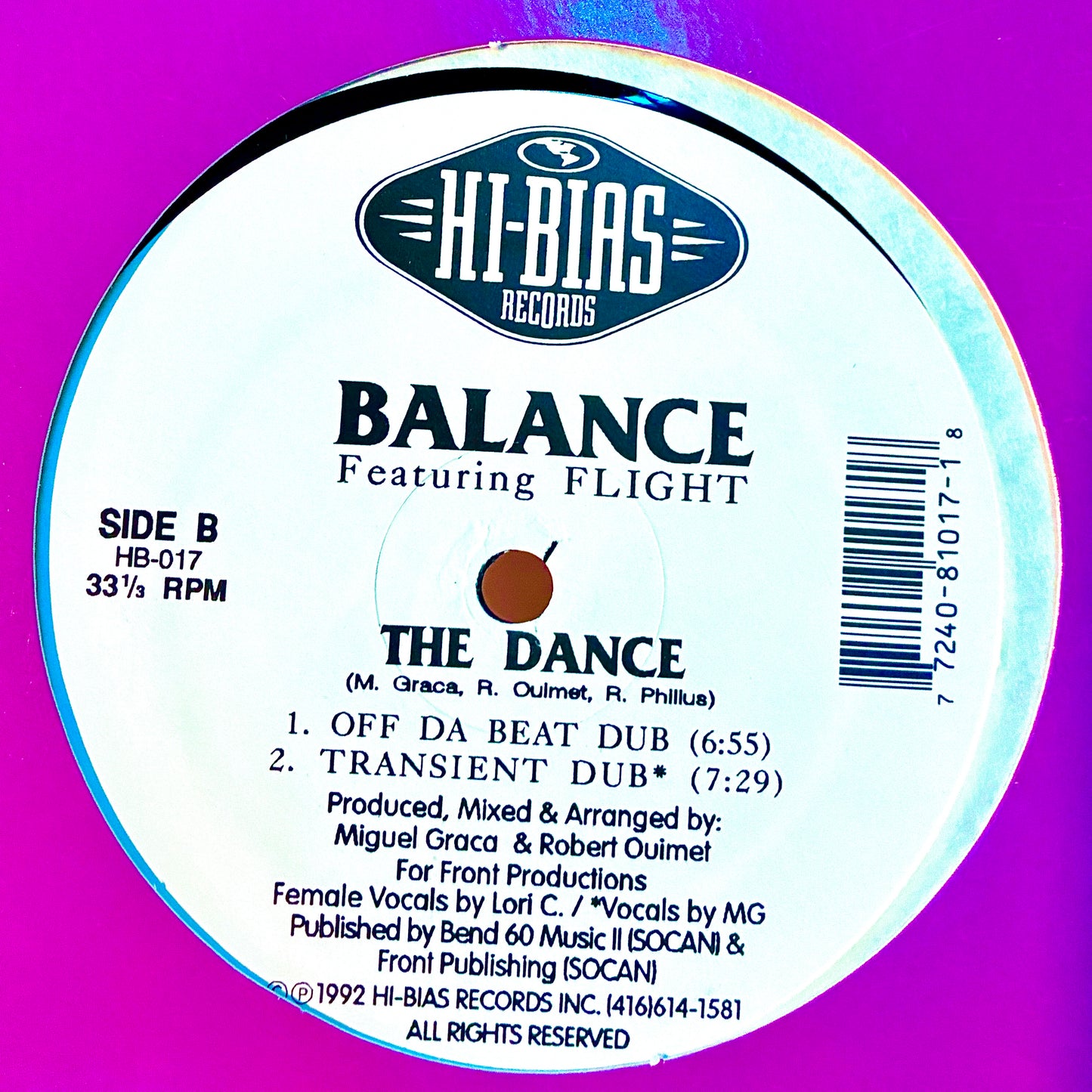 Balance Featuring Flight ‎– The Dance
