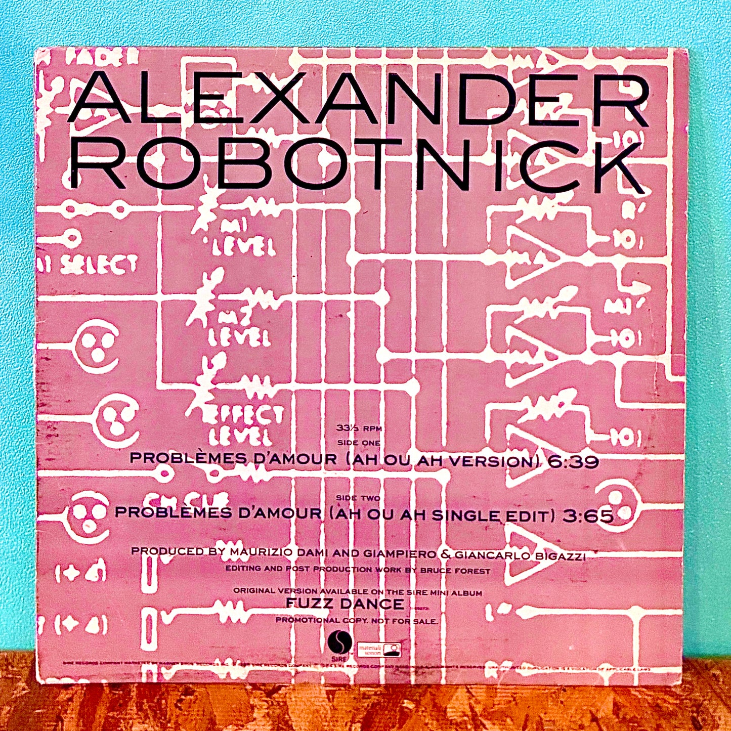 Alexander Robotnick ‎– Problèmes D'Amour