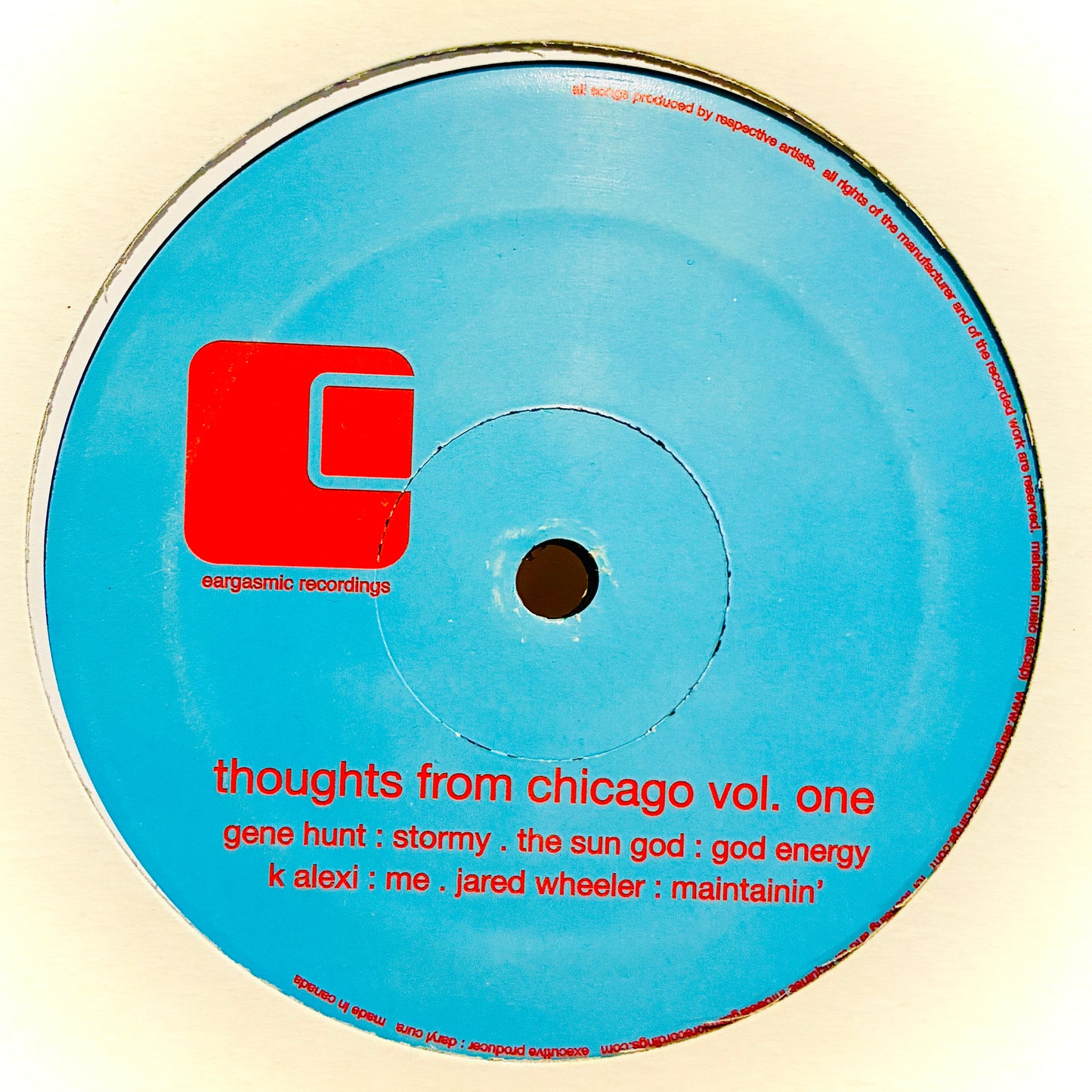 Various – Thoughts From Chicago Vol. One