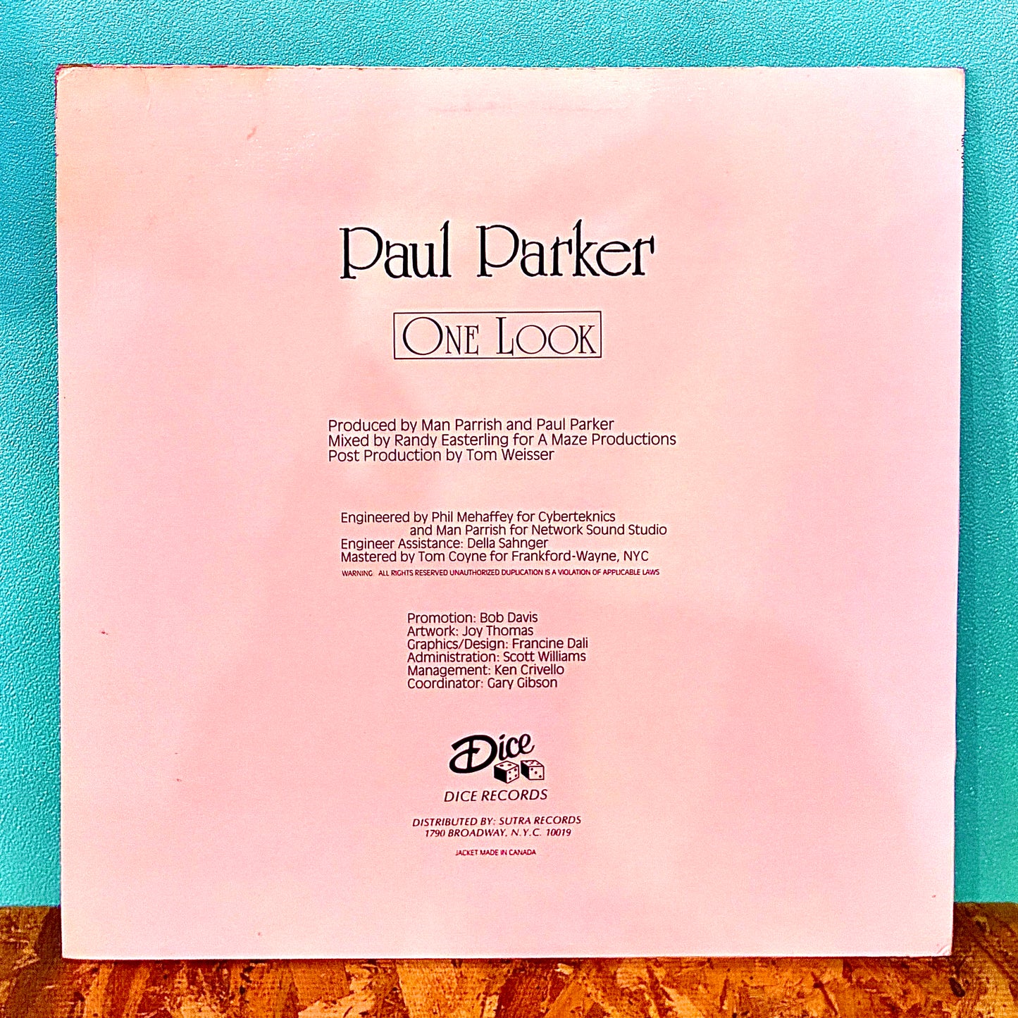 Paul Parker – One Look (One Look Was Enough)