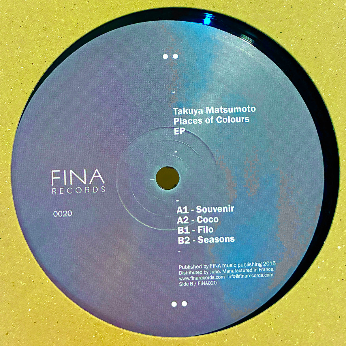 Takuya Matsumoto ‎– Places Of Colours EP
