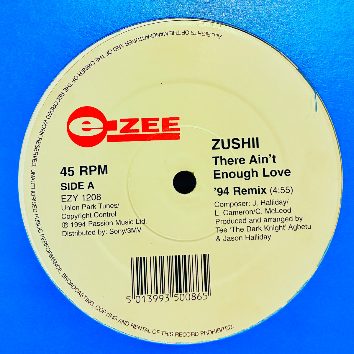 ZUSHii – There Ain't Enough Love ('94 Remix) / Surprise Surprise