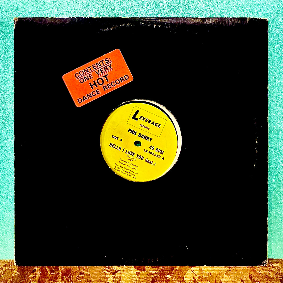 Phil Barry – Hello I Love You / Sub-Sonic