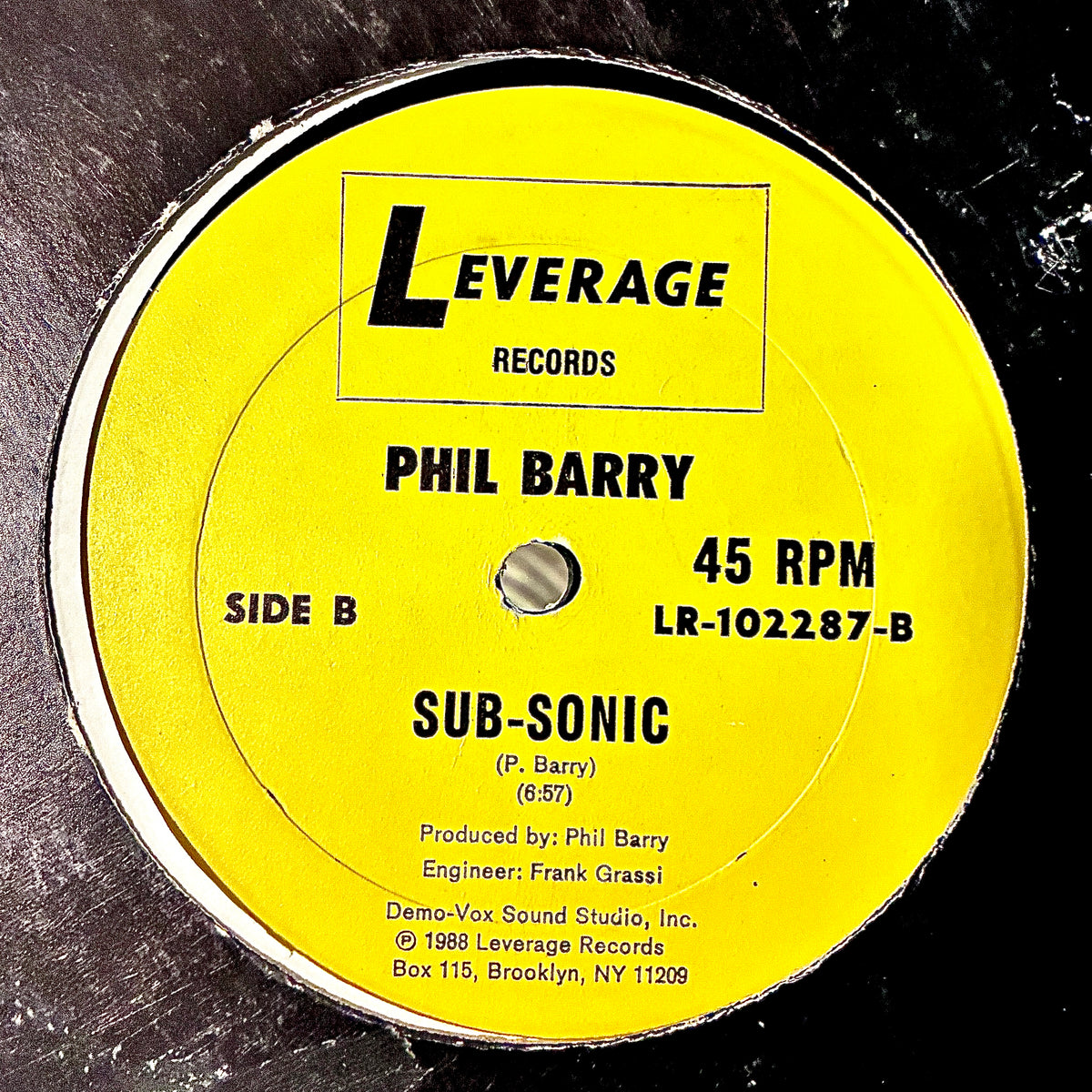 Phil Barry – Hello I Love You / Sub-Sonic