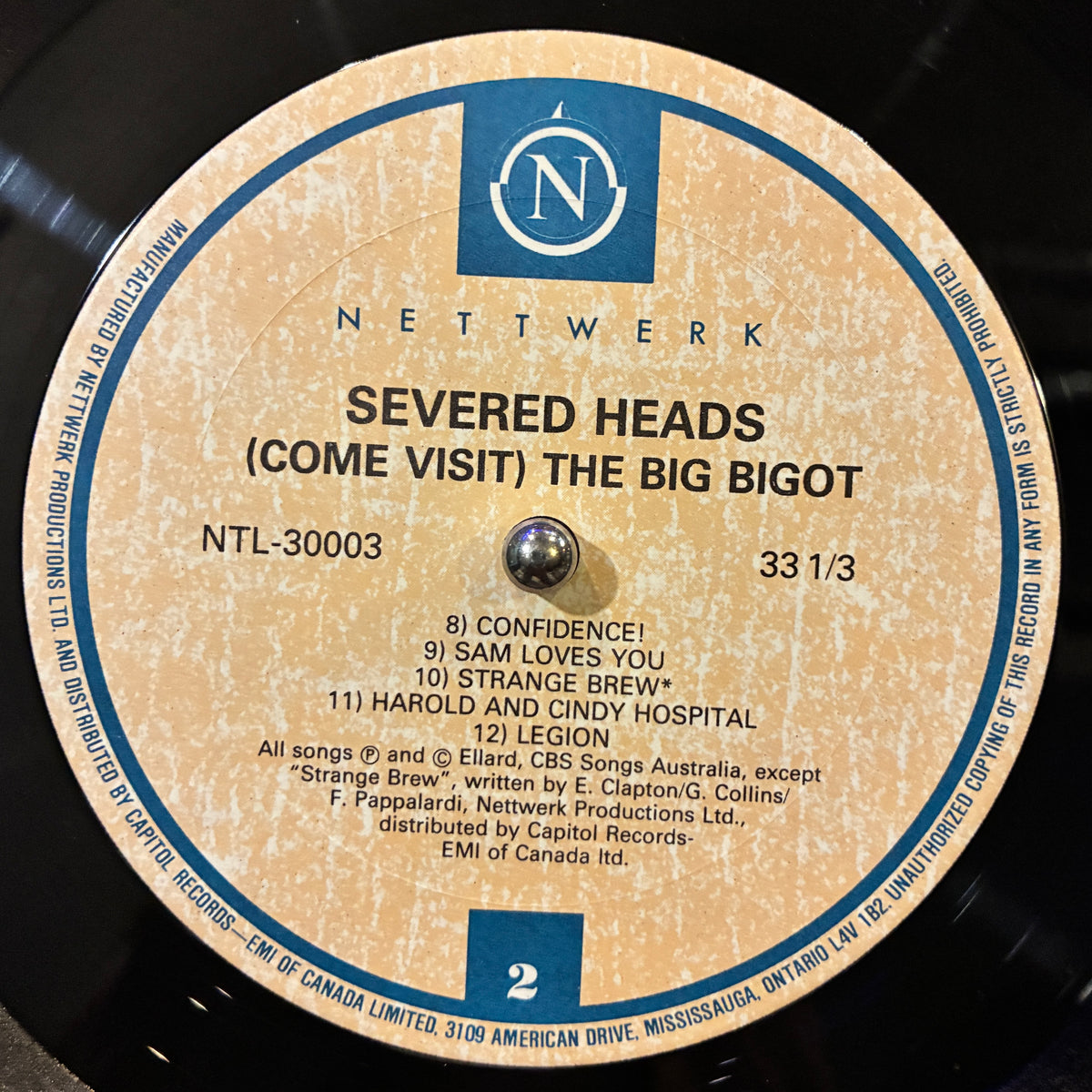 Severed Heads – Come Visit The Big Bigot