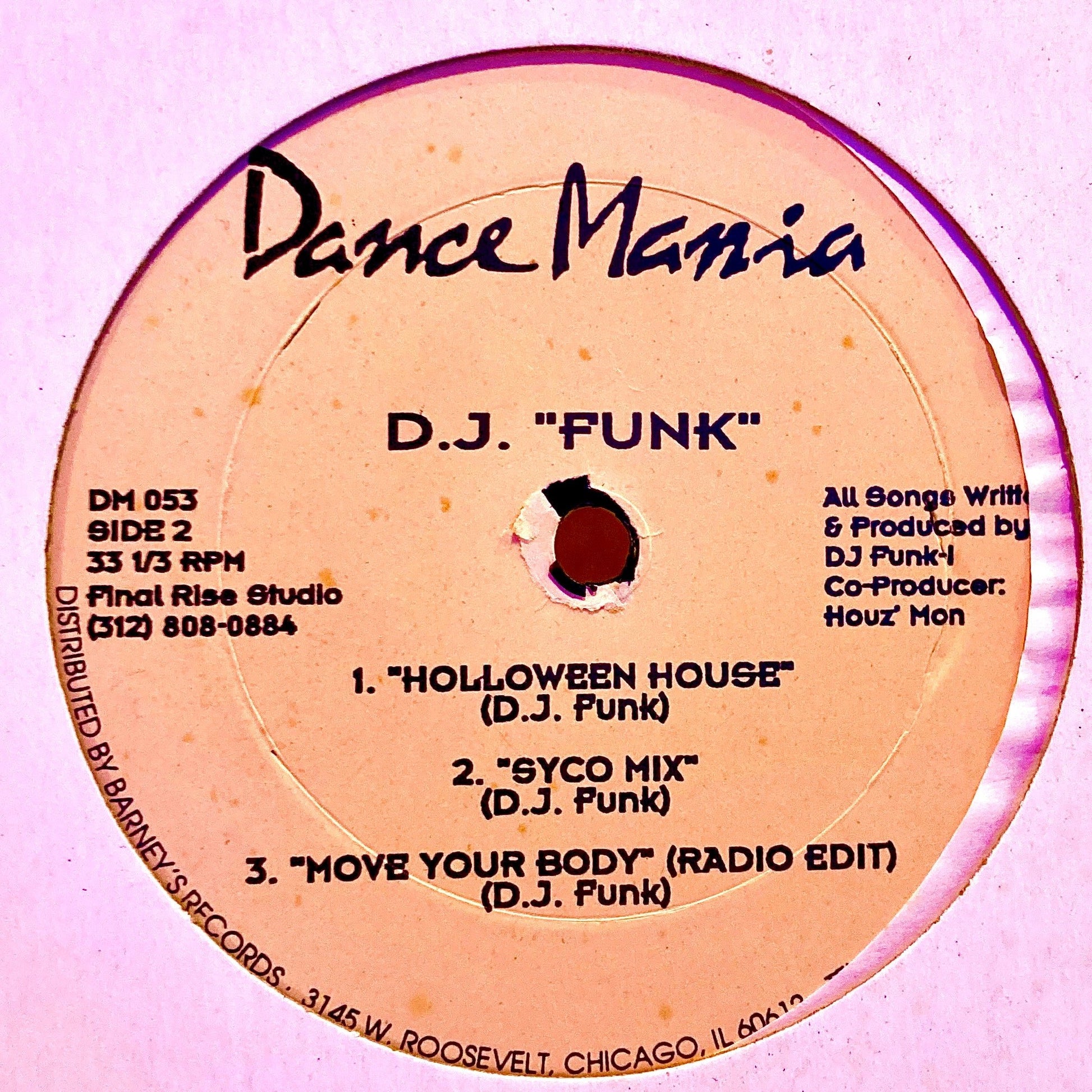 D.J. "Funk" - House The Groove - レコード