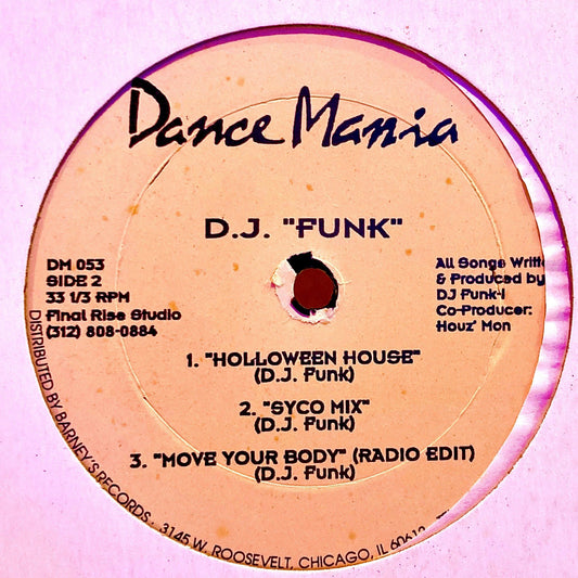 D.J. "Funk" - House The Groove - レコード