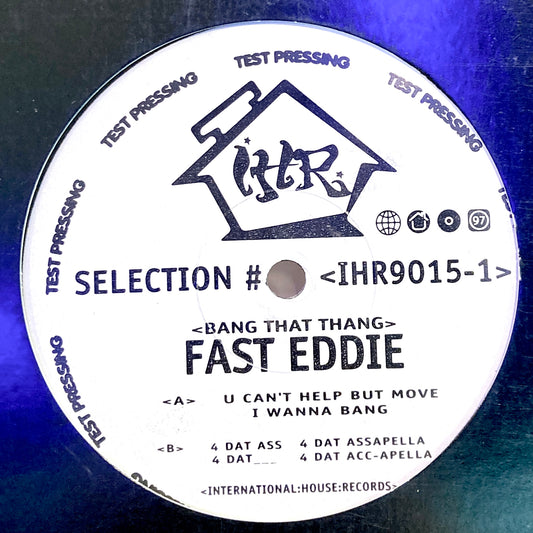 Fast Eddie - Bang That Thang - レコード