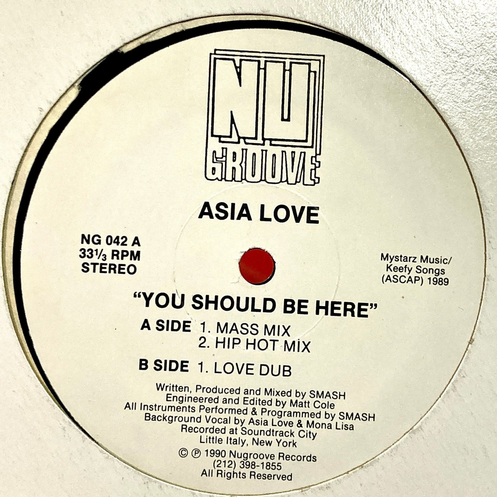 激レア90s！Asia Love - You Should Be Here Asia Love ‎– You Should Be Here – 汎芽舎
