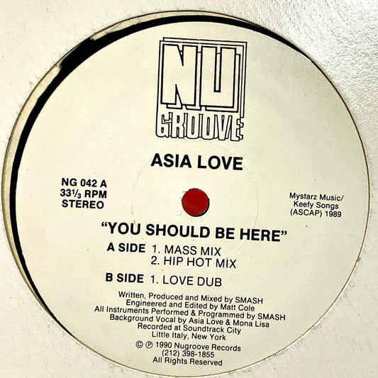 Asia Love ‎– You Should Be Here - レコード