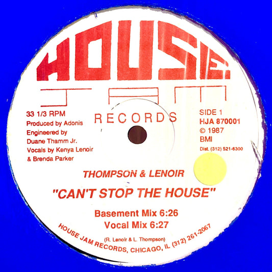 Thompson & Lenoir – Can't Stop The House - レコード