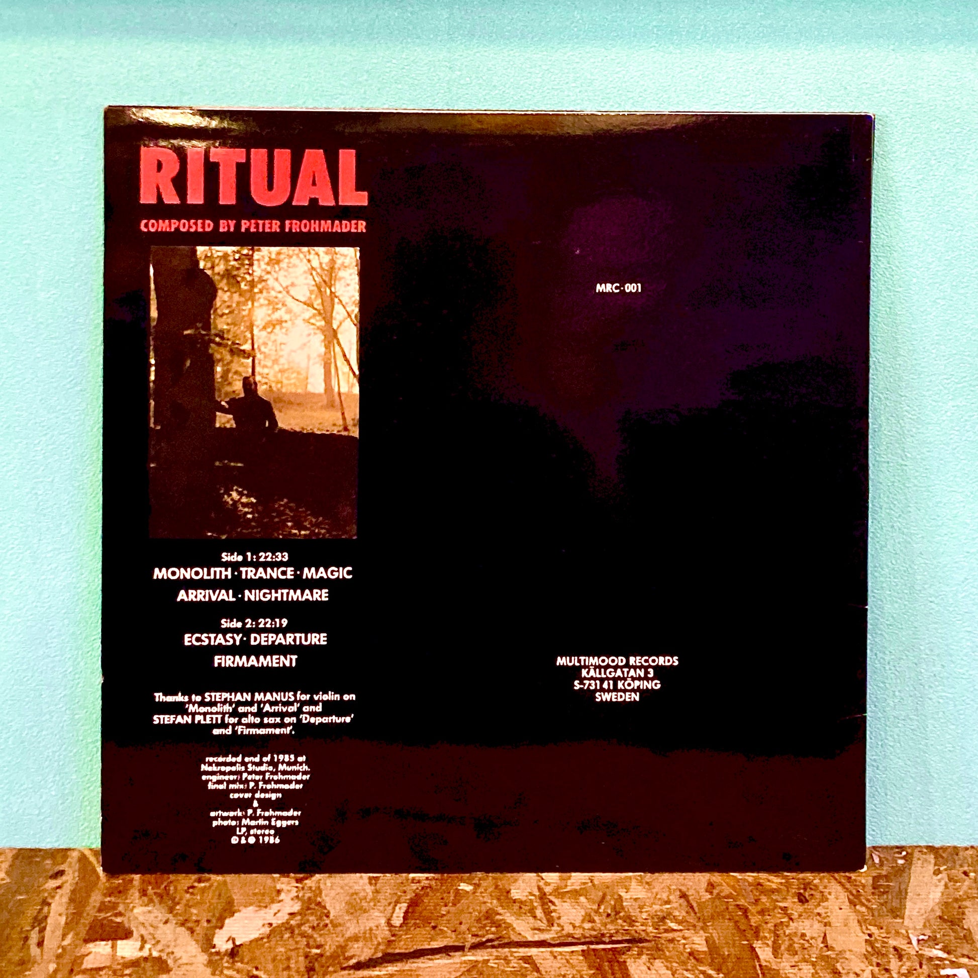 Peter Frohmader – Ritual – 汎芽舎